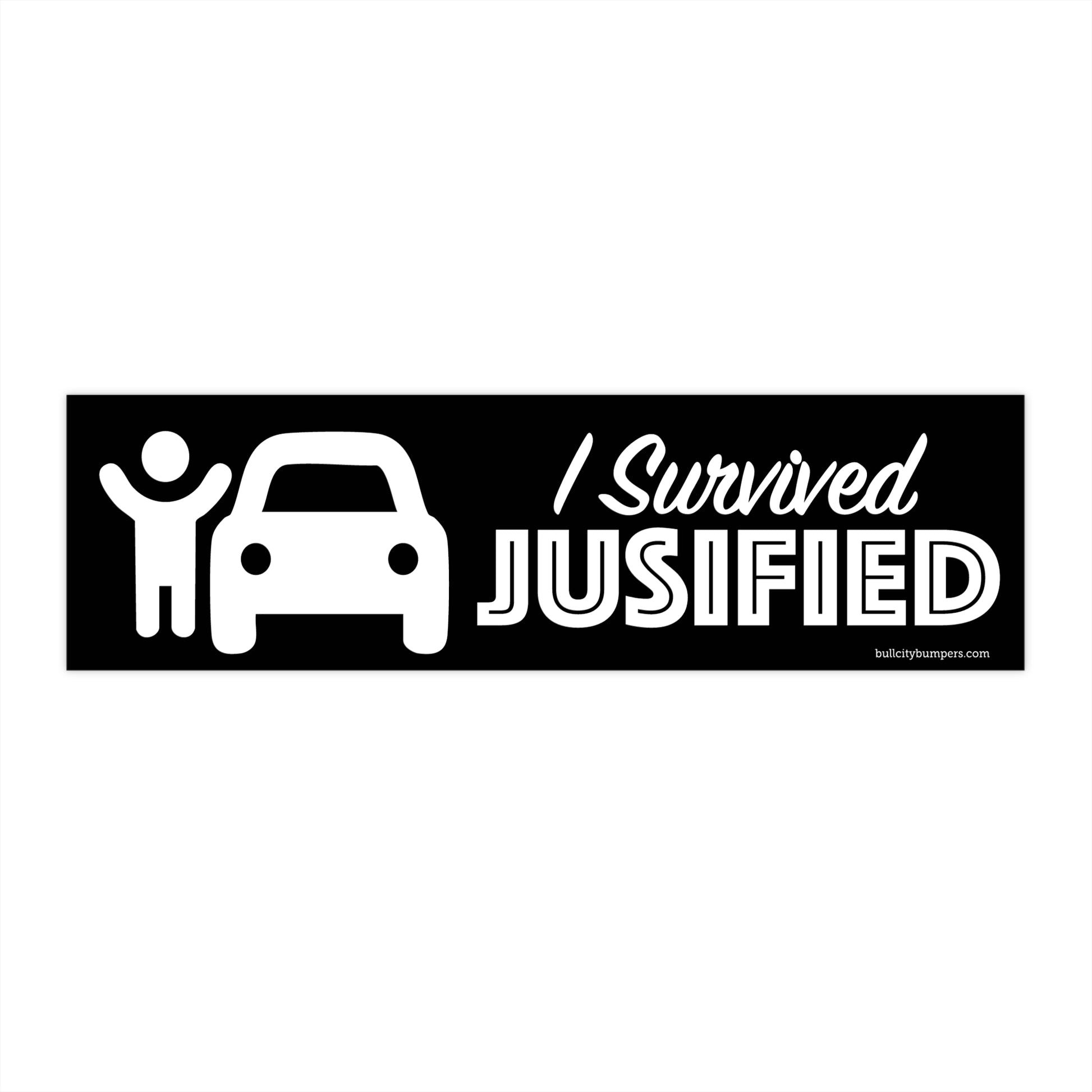Stickers - I survived JUSIFIED