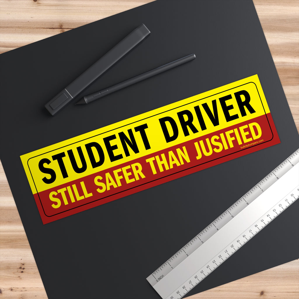 Stickers - Student Driver JUSIFIED